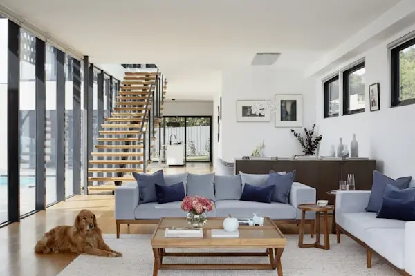 Clean living room